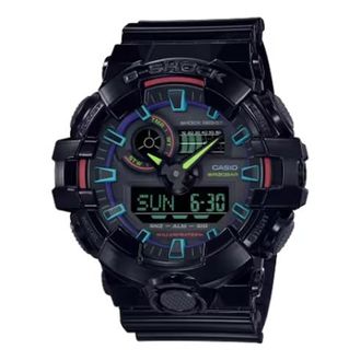 Casio G-Shock Digital-Analog Black Blue Red GA-700RGB-1A
