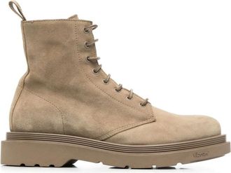 Buttero Schoenen, Heren, Beige, 40 EU, Leer, Storia Commando Boots