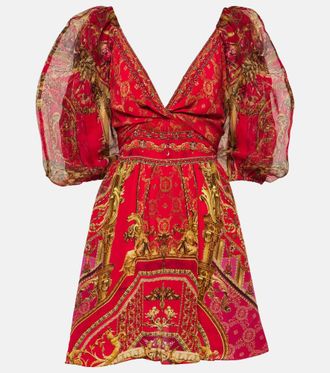 Camilla Miniabito Sweet Soprano in seta con stampa