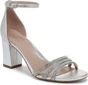 Naturalizer Heidi 2 Sandal in Silver Satin at Nordstrom Rack, Size 8.5