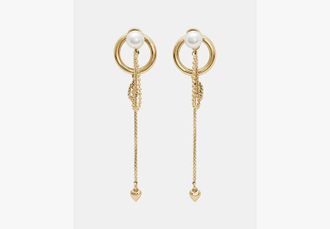 Kate Spade New York Chain Reaction Front Back Studs