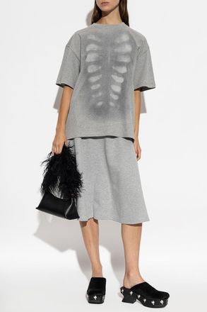 Avavav Flared Skirt, Womens, Grey