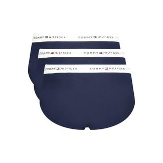 Tommy Hilfiger Organic Cotton Tri-Pack Briefs - Black