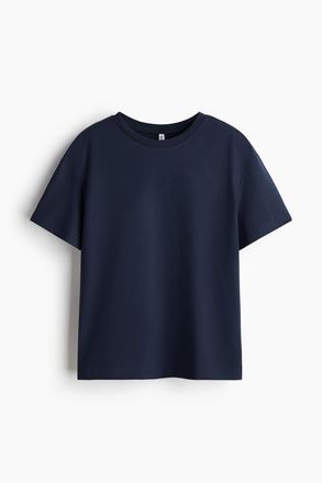 H&M T-Shirt in Loose Fit - Blue