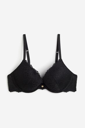 H&M Push-up-BH aus Spitze - Schwarz