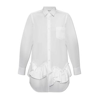 Comme Des Gar&ccedil;ons Shirts, female, White, Size: M Long Shirt