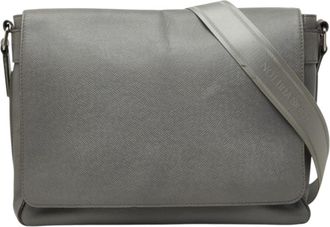 Louis Vuitton Taiga Glacier Gray Leather Shoulder Bag (Pre-Owned)