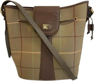 Burberry Pre-owned Bucket Bags, female, Brown, Size: ONE SIZE Pre-owned Vintage Shoulder Bag
