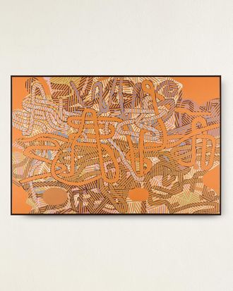 John-Richard Meandering Pathways Original Oil Painting on Canvas by Teng Fei