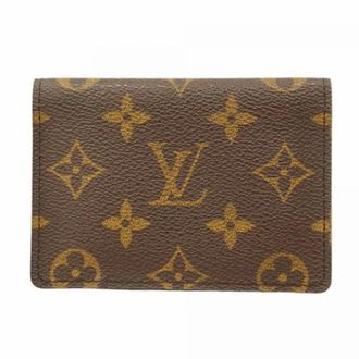 Louis Vuitton Vintage, unisex, Bruin, ONE Size, Pre-owned Fabric Wallet