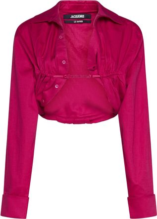 Jacquemus La Chemise Machou Fuchsia