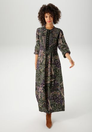 Aniston Maxikleid mit fantasievollem Blumendruck- jedes Teil ein Unikat- NEUE KOLLEKTION