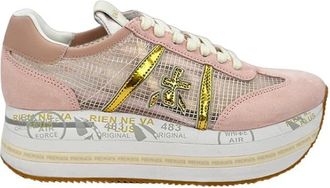 Premiata Sneakers, female, Pink, 7 UK, Rosa Sneaker Beth Double Platform