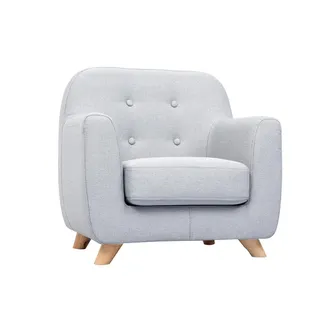Miliboo Sill&oacute;n Infantil N&oacute;rdico Gris Claro Norkid