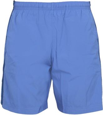 Alexander McQueen Blue Solid Swimwear