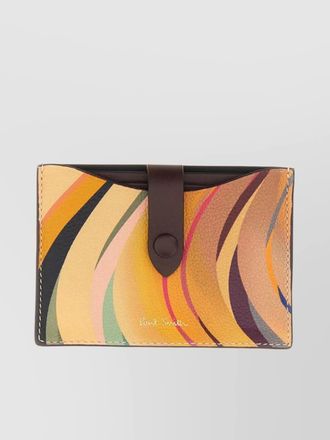 Paul Smith swirl textured card holder