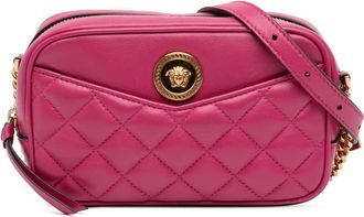 Versace Pre-owned Versace Quilted Lambskin La Medusa Camera Bag Ladies PU9PUJQ6UCB9LB7H