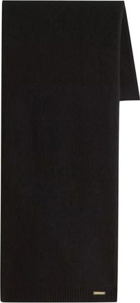 Woolrich Beanie en Sjaal Set - unisex - Wintersjaals - Zwart - ONE Size - Wol - Accessoires