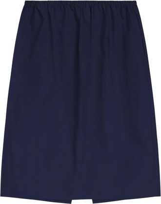 Stylein Sorrel Rok - Dames - Midirokken - Blauw - S - Katoen - Rokken
