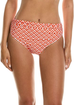 Carmen Marc Valvo Shirred Bikini Bottom