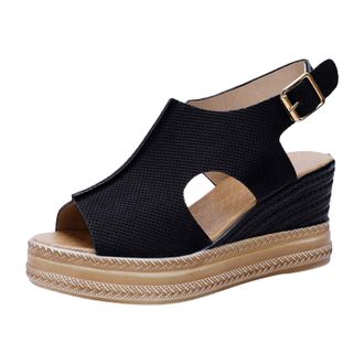 Generic Womens Slide Wedge Sandal Comfortable Platform Walking Sandals With Memory Foam Open Toe Lightweight Breathable For Summer Travel Casual Beach Outdoor