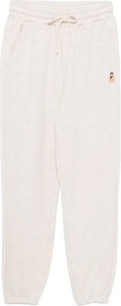 Chocoolate Pantaloni sportivi con logo ricamato - Toni neutri