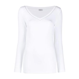 【関税＆送料込み】Brunello Cucinelli Woman'S Long-Sleeved Brunello Cucinelli - Heather Gray Ribbed Cotton Long Sleeve