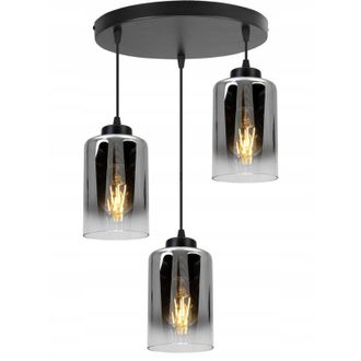 OEM L&aacute;mpara Colgante Moderna Y Elegante Con Pantalla De Cristal