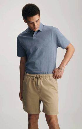 Mavi Relaxed Drawstring Short In Olive Gray
