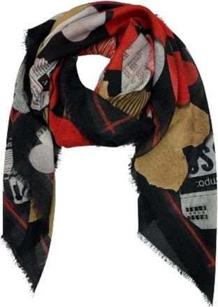 Moschino Scialle 03272 M3298 004 - Dames - Sjaals - Veelkleurig - ONE Size - Wol - Accessoires