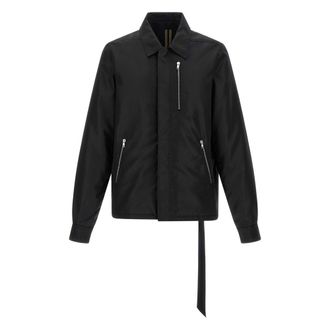 Rick Owens Zip-front Shirt-collar Shirt Jacket