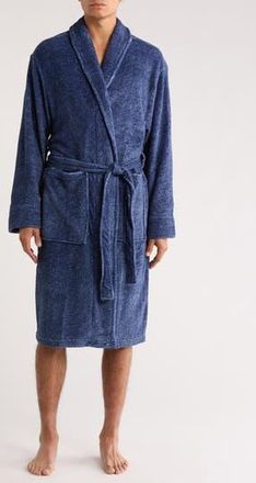 Weatherproof Vintage Marled Fleece Robe in Blue at Nordstrom Rack