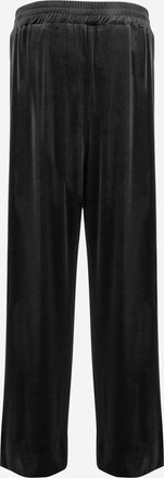 DON'T @ ME Stretch Nylon Trousers - Black