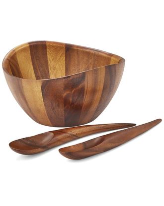 Nambé Harmony 3Pc Salad Set