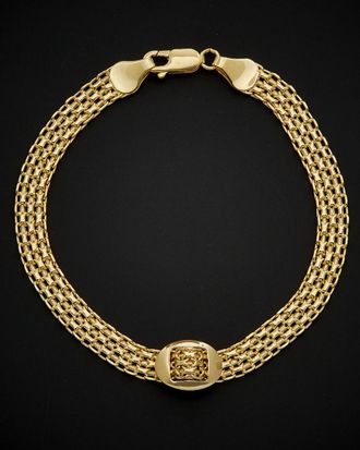 Italian Gold, Inc 14K Italian Gold Bismark Buckle Bracelet