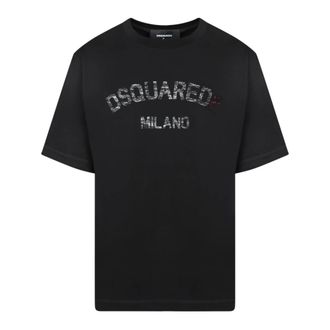 Dsquared2 Hombre, Camisetas, Negro, Talla: S