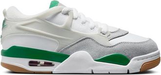 Nike Jordan Boys AJ 4 RM - Boys Grade School Basketball Shoes White/Grey/Green Size 3.5