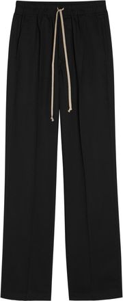 Rick Owens Dietrich Straight-leg Wool Trousers - Black - 52 (IT52 / XL)