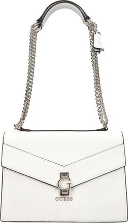 Guess Schoudertas met Klep - Dames - Schoudertassen - Beige - ONE Size - Leer - Tassen