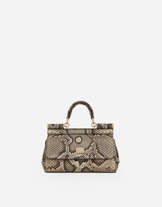 Dolce & Gabbana Small Sicily Handbag - Woman Handbags Yellow Onesize