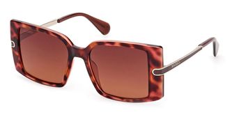 Max & Co. MO0120 55F Womens Sunglasses Tortoiseshell Size 53