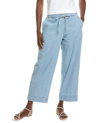 Jones New York Tie Waist Chambray Pant