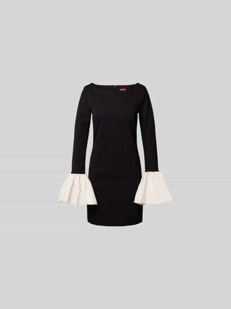 Staud Minikleid mit Trompeten&auml;rmeln in Black, Gr&ouml;&szlig;e S