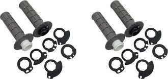 OEM Adecuado Para 4 Pu&ntilde;os Universales Antideslizantes Para Manillar De Motocicleta, Con Levas De Sujeci&oacute;n, Pu&ntilde;os Grises Para Manillar De Motocross
