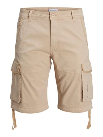 Jack & Jones PANTS STUDIO loose fit cargo short JPSTZEUS oxford tan