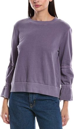 La Made Lamade Hayworth Flounced Sleeve Sweatshirt