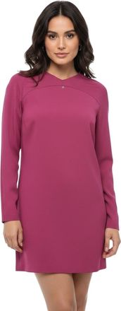 Dsquared2 Purple V Neck Mini Dress