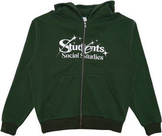 Students Rising Stars Cotton Zip-Up Hoodie in Hunter at Nordstrom, Size Xx-Large