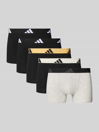 adidas Trunks aus Baumwoll-Mix im 5er-Pack in Hellgrau, Gr&ouml;&szlig;e XXL
