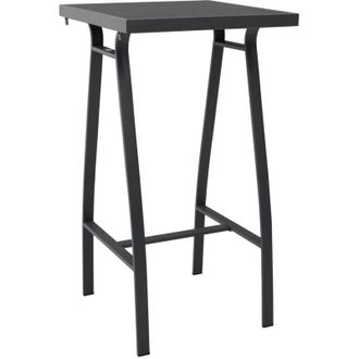 vidaXL Furniture Limited - Mesa Alta De Jard&iacute;n Vidrio Templado 60x60x110